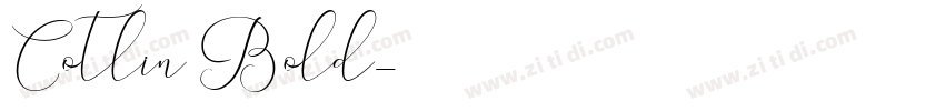 Cotlin Bold字体转换
